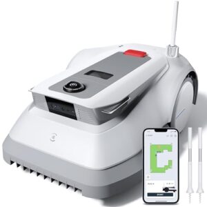 ECOVACS GOAT G1-800 Tondeuse à Gazon robotisée 800㎡ (délimitation sans Fil, évitement d'obstacles 3D AIVI, Planification Intelligente de la trajectoire, gestion de 16 zones, réglage de zone interdite)